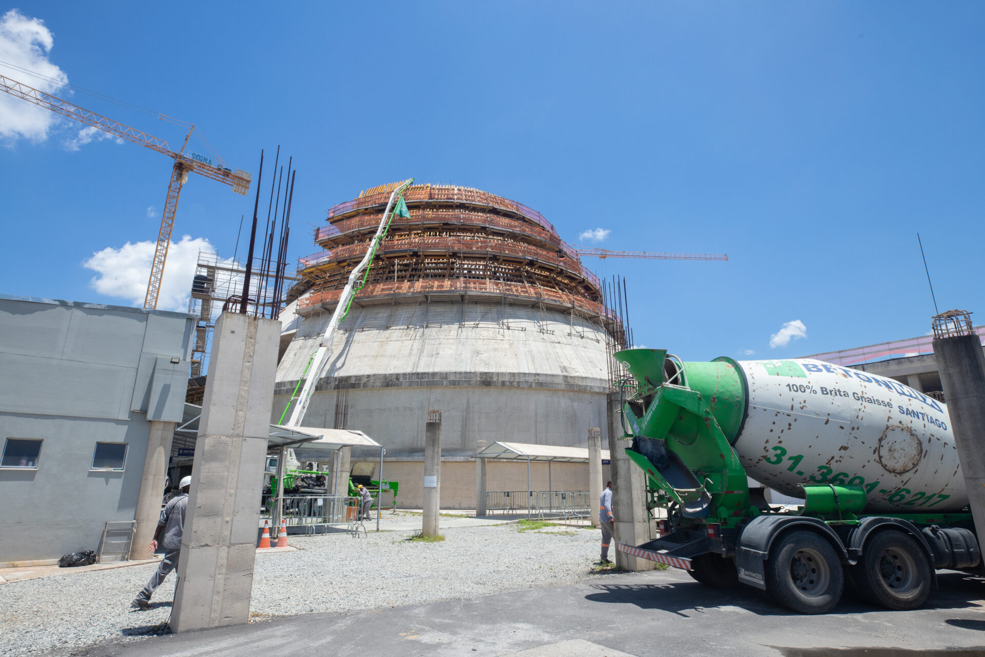 Obras avançam na Catedral Cristo Rei Arquidiocese de BH