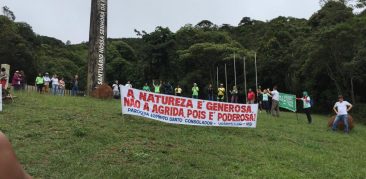 Mobilização em defesa da Serra da Piedade