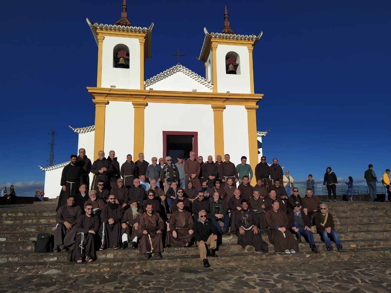 Peregrinação dos Franciscanos Capuchinhos de Minas Gerais no Santuário da Padroeira de Minas