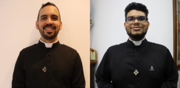 Convite da Profissão Perpétua dos Estudantes Platini Lennon e Felipe José