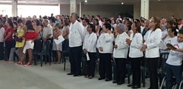 Peregrinos celebram Festa do Batismo do Senhor na Catedral Cristo Rei