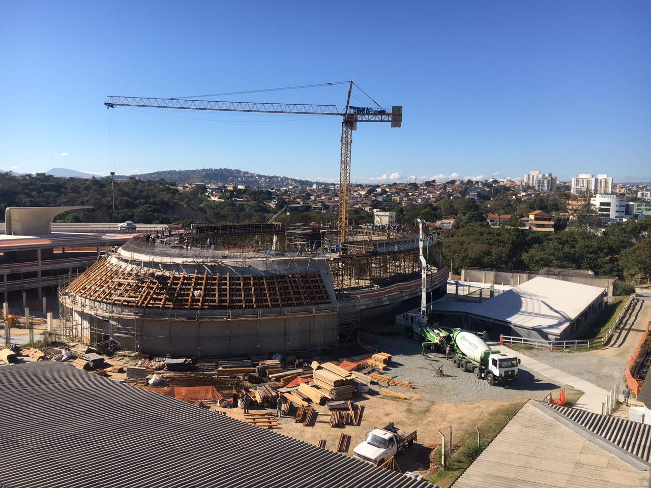 Catedral Cristo Rei: concretagem da Tenda da Paz é destaque na imprensa