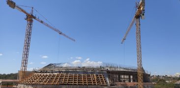 Novo equipamento possibilita mais rapidez e economia nas obras da Catedral Cristo Rei