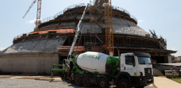 Catedral Cristo Rei: concretagem do templo é concluída – veja fotos