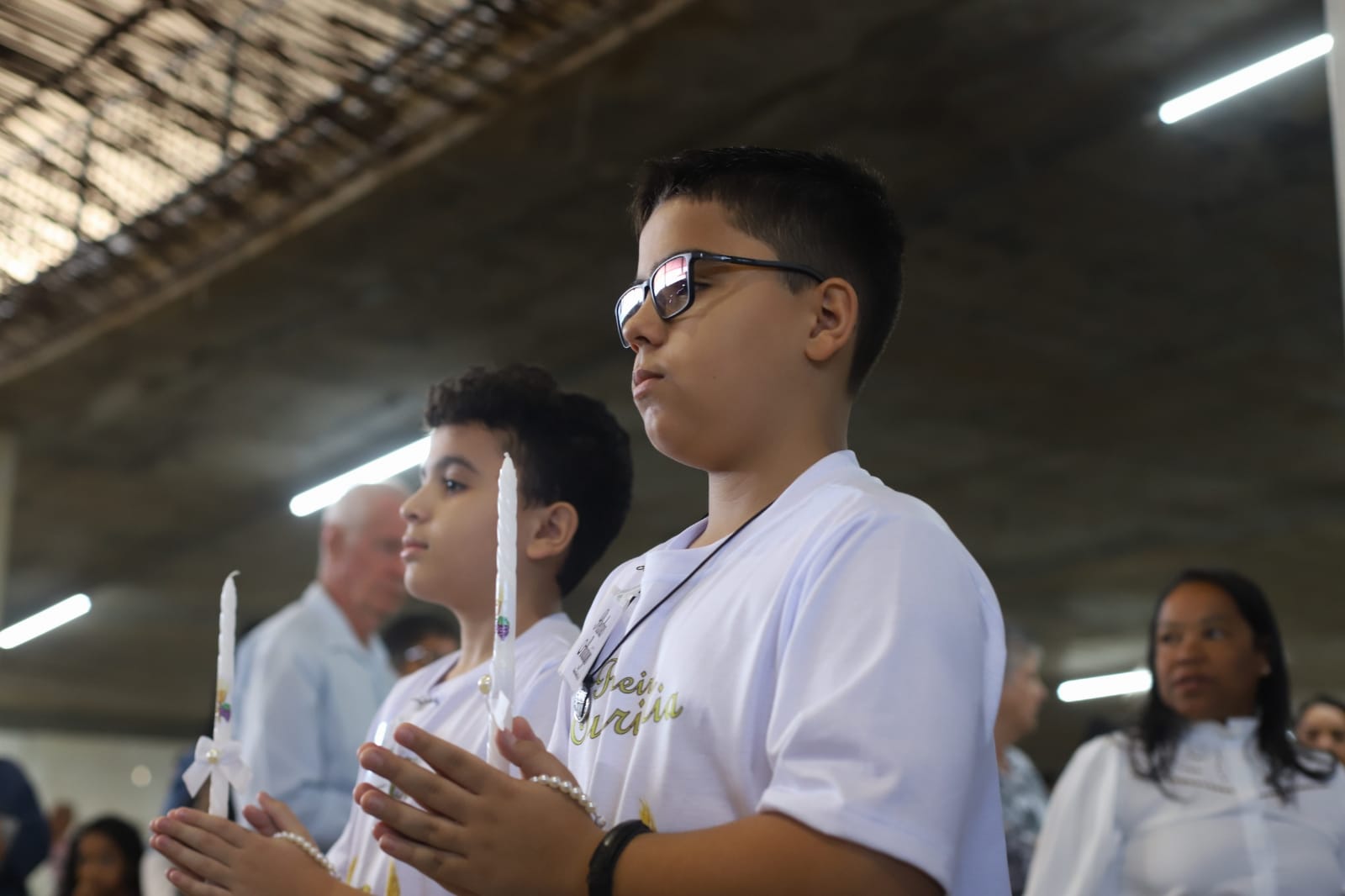 Catedral Cristo Rei celebra Primeira Eucaristia reunindo 45 jovens, neste domingo [Galeria de fotos]