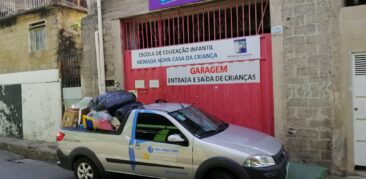 Catedral Cristo Rei e paróquias da Rensb levam solidariedade a creche no Morro do Papagaio