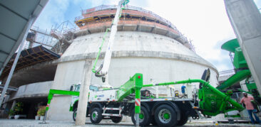 Pórtico Sul da Catedral Cristo Rei recebe nova concretagem