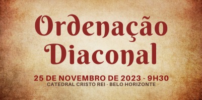 Vocacionados ao diaconato permanente são ordenados na Catedral Cristo Rei -25 de novembro