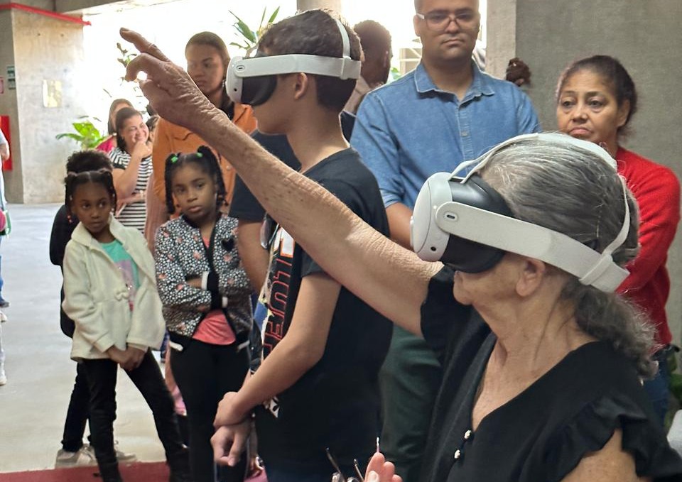 Peregrinos vivenciam experiência interativa na Catedral Cristo Rei