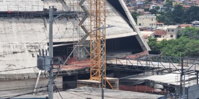 Catedral Cristo Rei: a passarela que permitirá a inauguração do templo