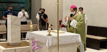 Arcebispo celebra a Eucaristia no Seminário Arquidiocesano Coração Eucarístico de Jesus (Sacej)