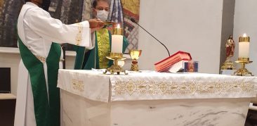 Diácono Alan Pereira celebra preparação para a ordenação presbiteral no Convivium Emaús