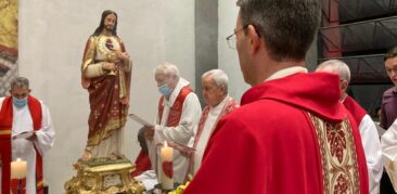 SACEJ celebra o primeiro dia da festa do Coração Eucarístico de Jesus