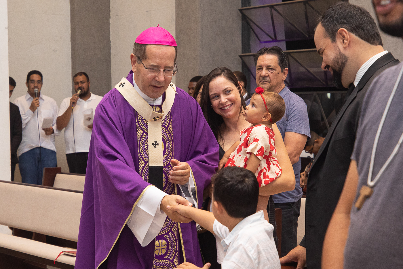 [Galeria de fotos] Dom Walmor preside a Santa Missa em Ação de Graça aos 101 anos do Sacej