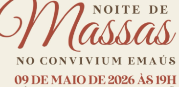 Noite cultural no Convivium Emaús: 9 de maio