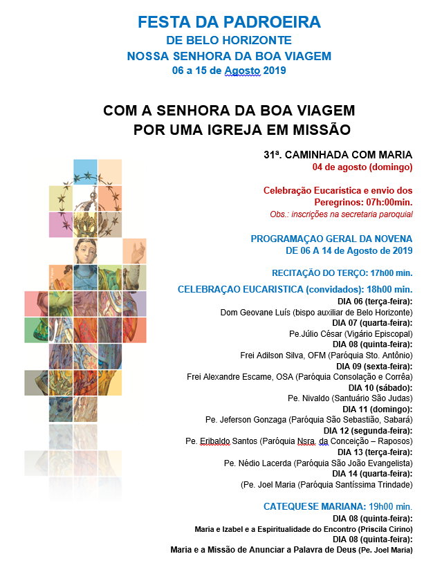 Festa Da Padroeira 2019 - Nossa Senhora Da Boa Viagem