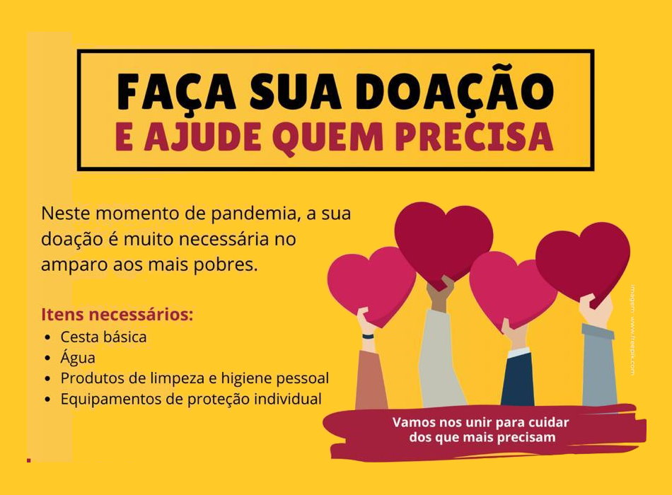 SOS Solidariedade!  Entregue a sua doação na Boa Viagem, R. Sergipe 175 ou na Providens, Rua Além Paraíba, 208