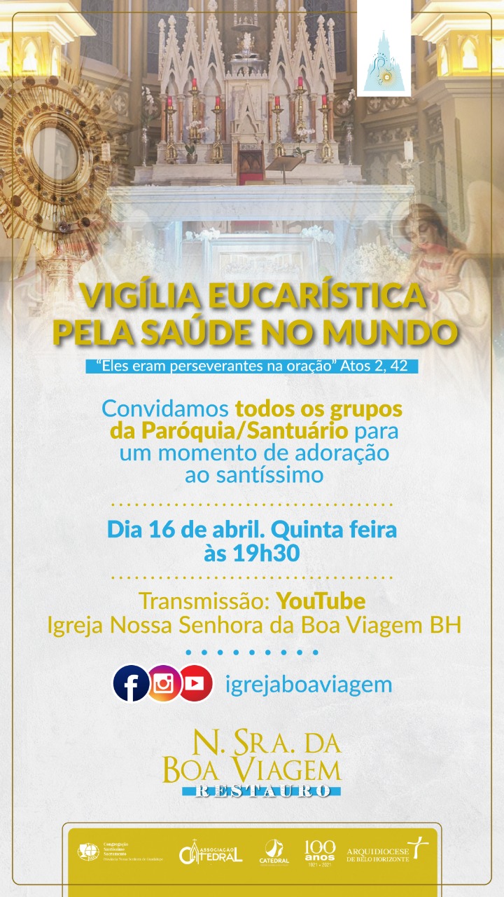 Convite Adora o pelas v timas da pandemia Nossa Senhora da