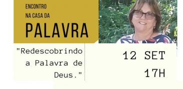 Casa da Palavra com Maria Ilda Mendonça – Transmissão pelo Youtube da paróquia