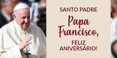 Papa Francisco completa 83 anos neste dia 17 de dezembro. Parabéns