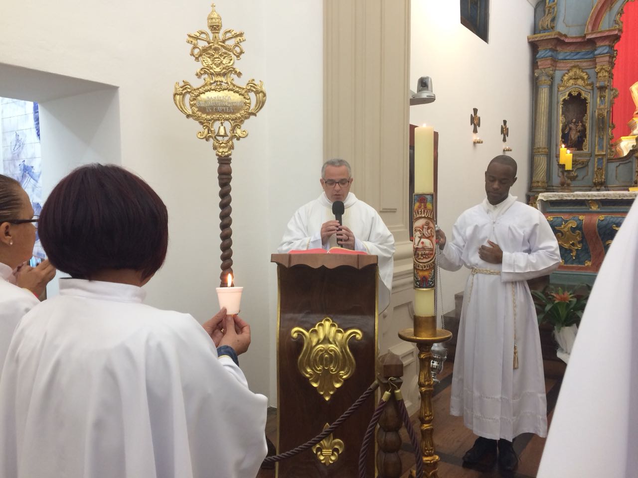 Sonele Vigília Pascal no Santuário Basílica Nossa Senhora da Piedade