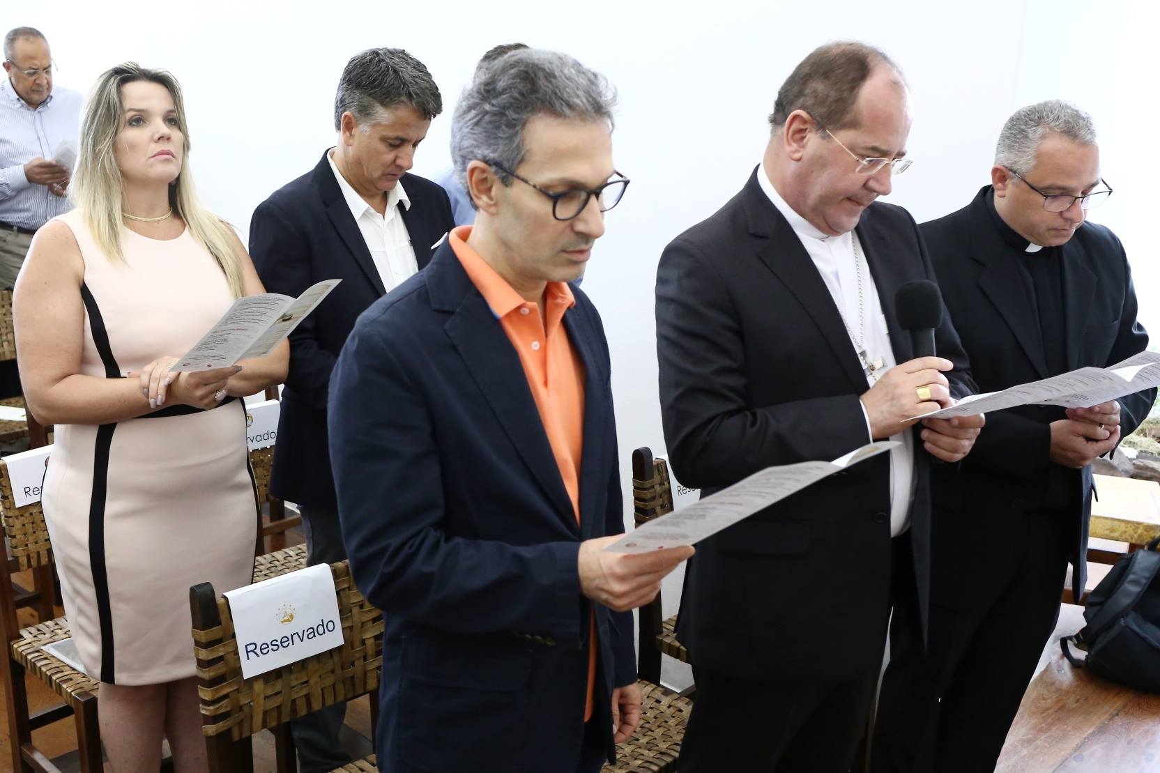 Governador Romeu Zema visita Santuário Basílica da Padroeira de Minas