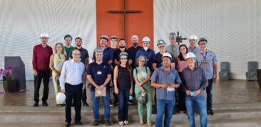 Catedral Cristo Rei e Santuário Basílica Nossa Senhora da Piedade acolhem colegas da GTI