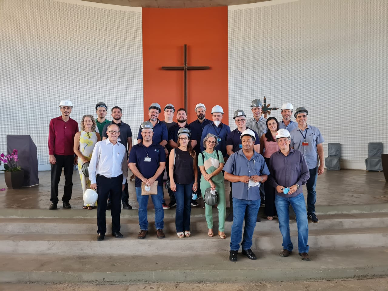 Catedral Cristo Rei e Santuário Basílica Nossa Senhora da Piedade acolhem colegas da GTI