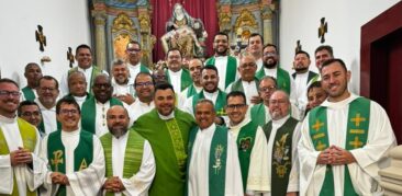 Santuário da Mãe Piedade acolhe peregrinação de diretores espirituais do ECC