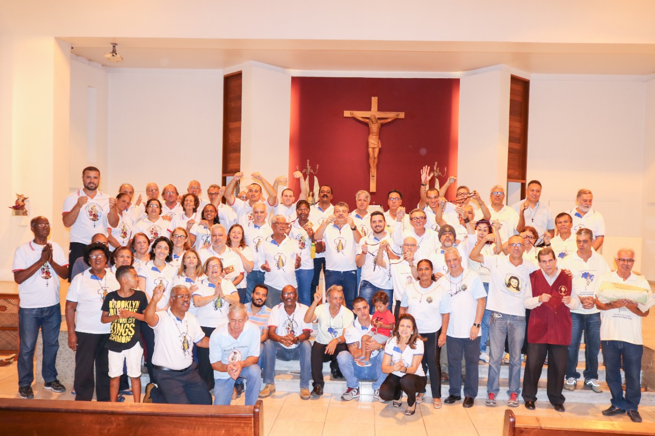 Grupo Terço dos Homens reúne comunidades e comemora seus doze anos de fé e devoção à Virgem Maria