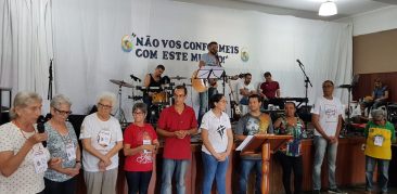 Dezenas de fiéis participaram do retiro de Carnaval no feriado prolongado