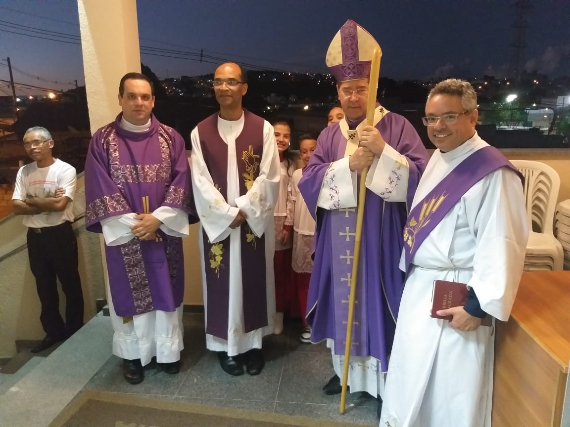 Segundo dia do tríduo e rito de bênção da nova Igreja de Santa Luzia