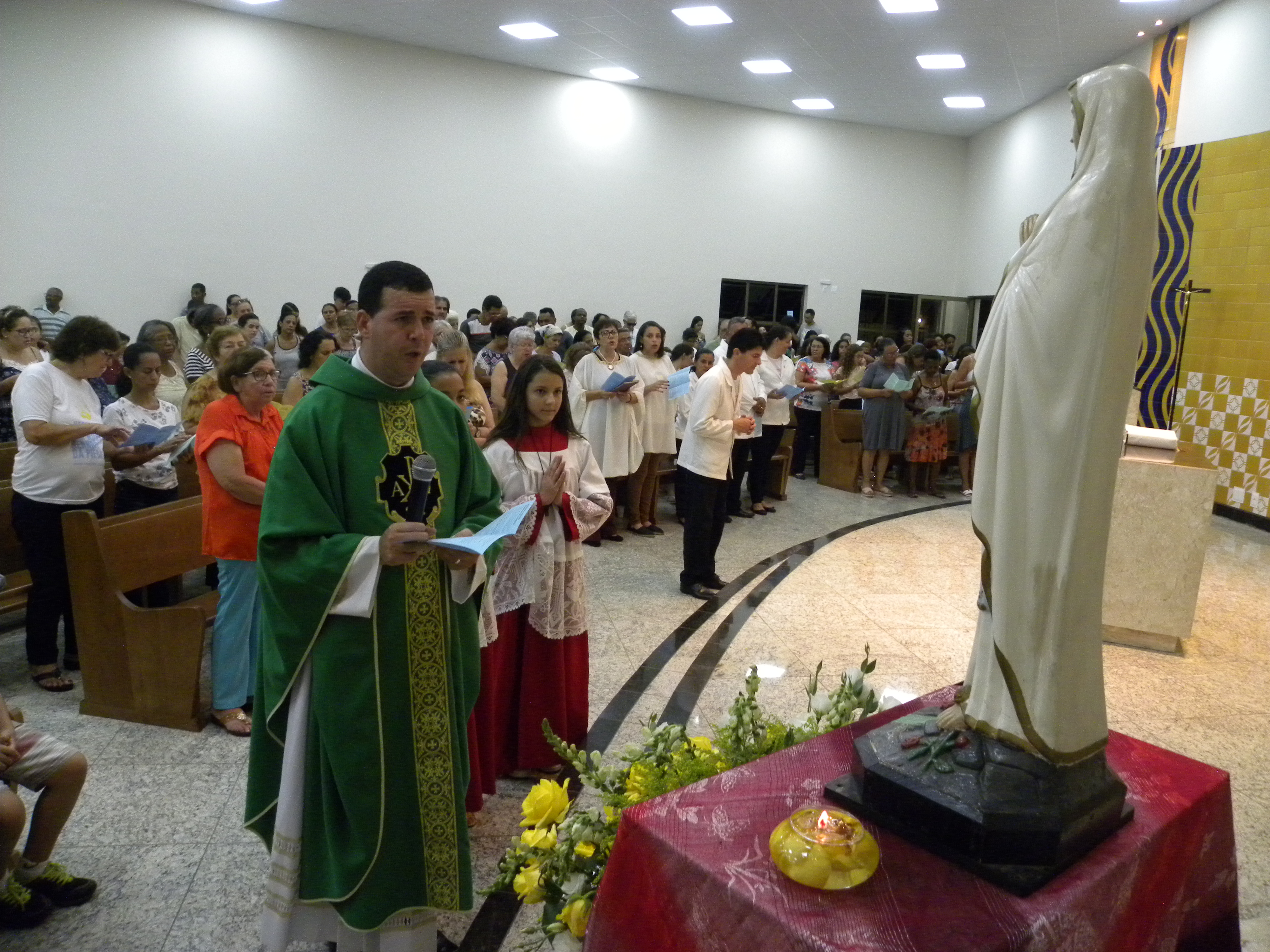 Segundo dia da Novena em louvor a Nossa Senhora de Lourdes