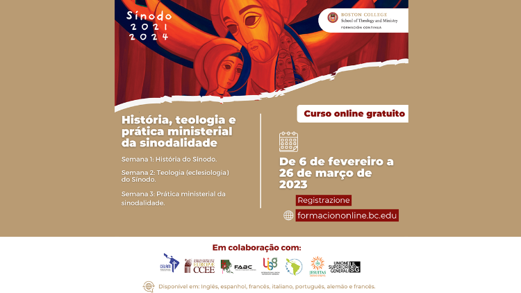 Inscrições abertas: curso internacional, on-line e gratuito sobre o que é ser Igreja Sinodal