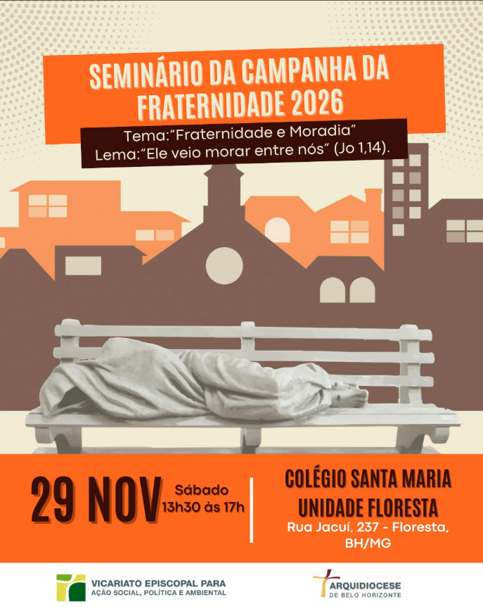 Seminário reflete sobre a Campanha da Fraternidade 2026: faça sua inscrição!