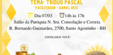 Rensb convida para Formação Litúrgica sobre o Tríduo Pascal