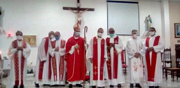 Dom Júlio César – Início do ministério pastoral do Pe Cláudio José da Silva na Paróquia Santo Antônio – Lagoa de Santo Antônio em Pedro Leopoldo