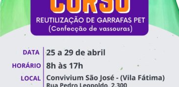 Curso de Reutilização de Garrafas Pet