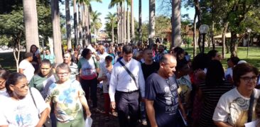 Peregrinação da Rensc ao Santuário Mãe Rainha