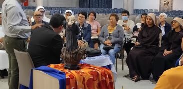 Manhã de Espiritualidade com os representantes das Congregações Religiosas da Rensc