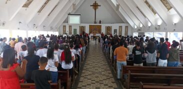 Encontro com Coroinhas e Acólitos encerrou o mês de junho na Rensc