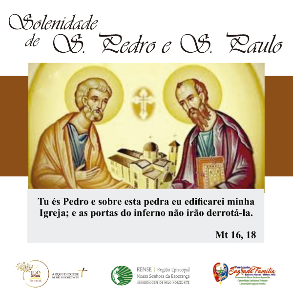 Homilia da Solenidade de São Pedro e São Paulo – Crisma dos jovens