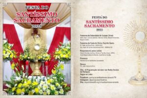 Solenidade de Pentecoste e Corpus Christi - 2023 Paróquia Santíssimo Sacramento - Taquaraçu de Minas