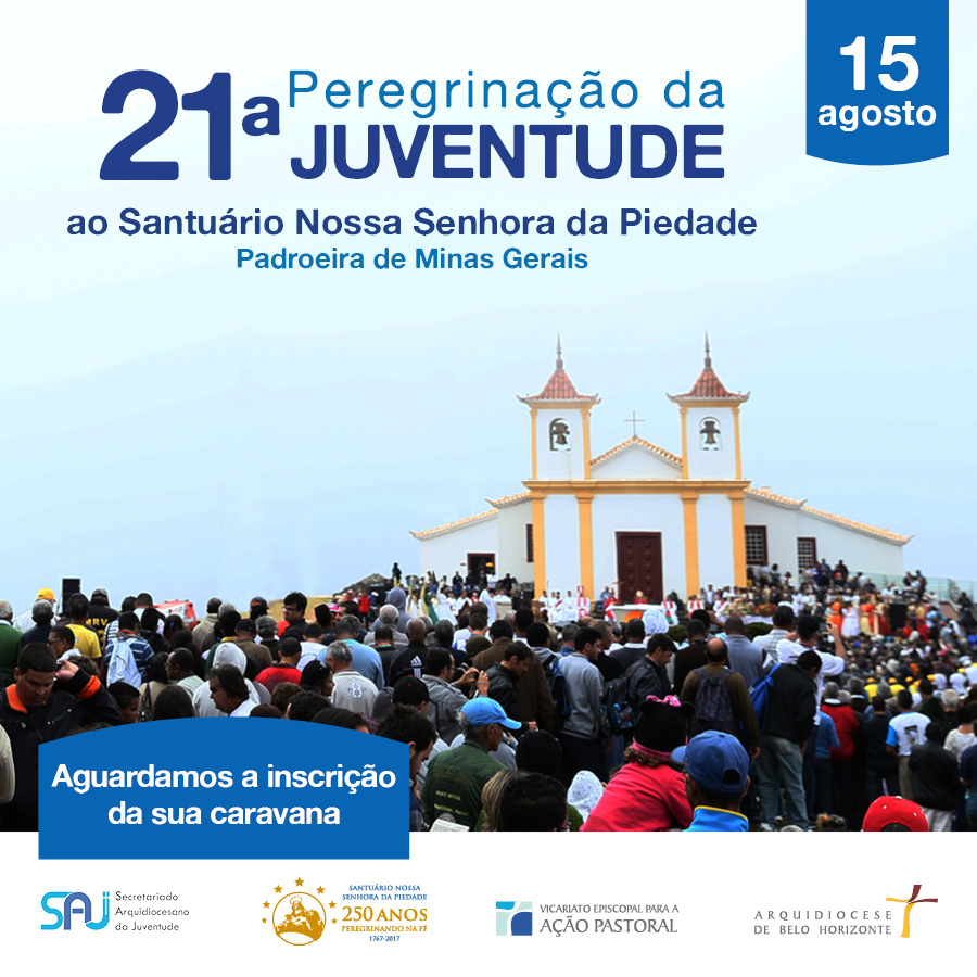 Juventude se prepara para a 21ª Peregrinação ao Santuário Nossa Senhora da Piedade