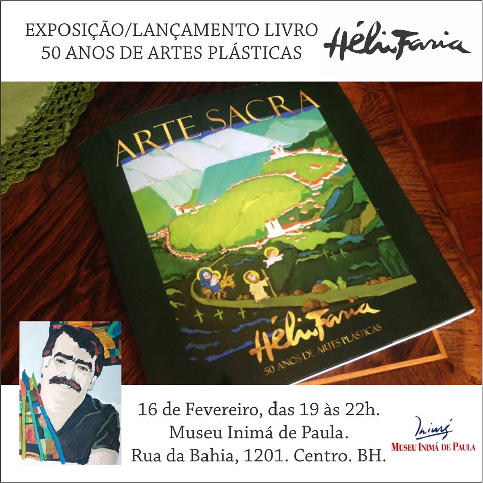 ARTE SACRA É TEMA E LANÇAMENTO DO LIVRO DO ARTISTA PLÁSTICO HÉLIO FARIA