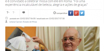 REPERCUSSÃO- JORNAL ENTREVISTA PE.PEDRO SOBRE ENCONTRO COM O PAPA