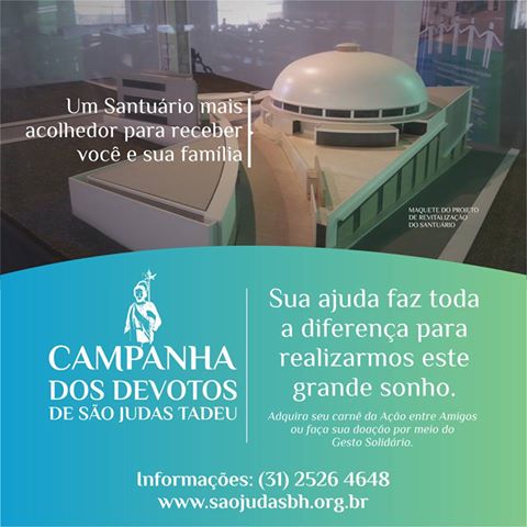 CAMPANHA DOS DEVOTOS: PARTICIPE DESTA GRANDE OBRA EVANGELIZADORA