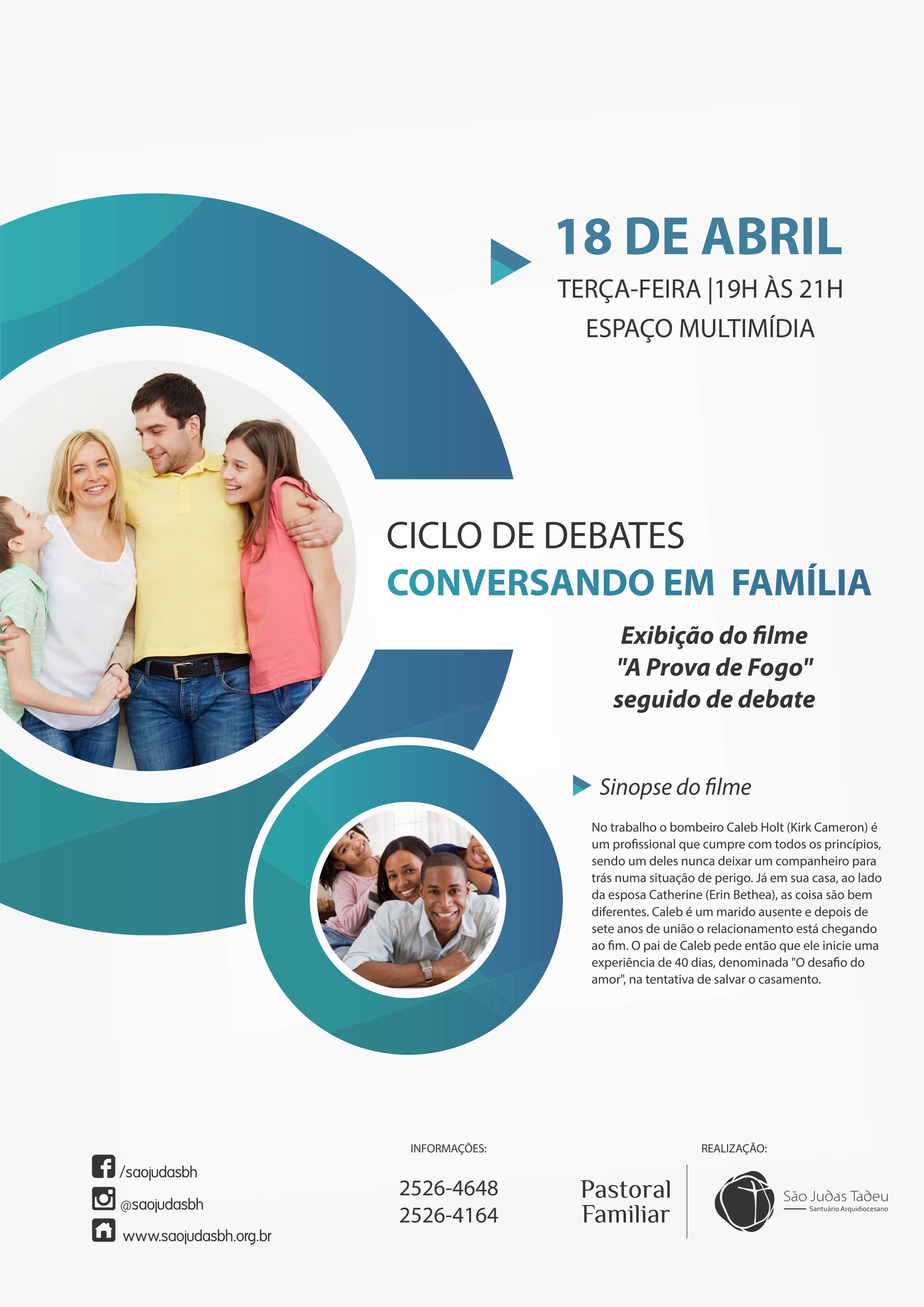 PASTORAL FAMILIAR PROMOVE CICLO DE DEBATES