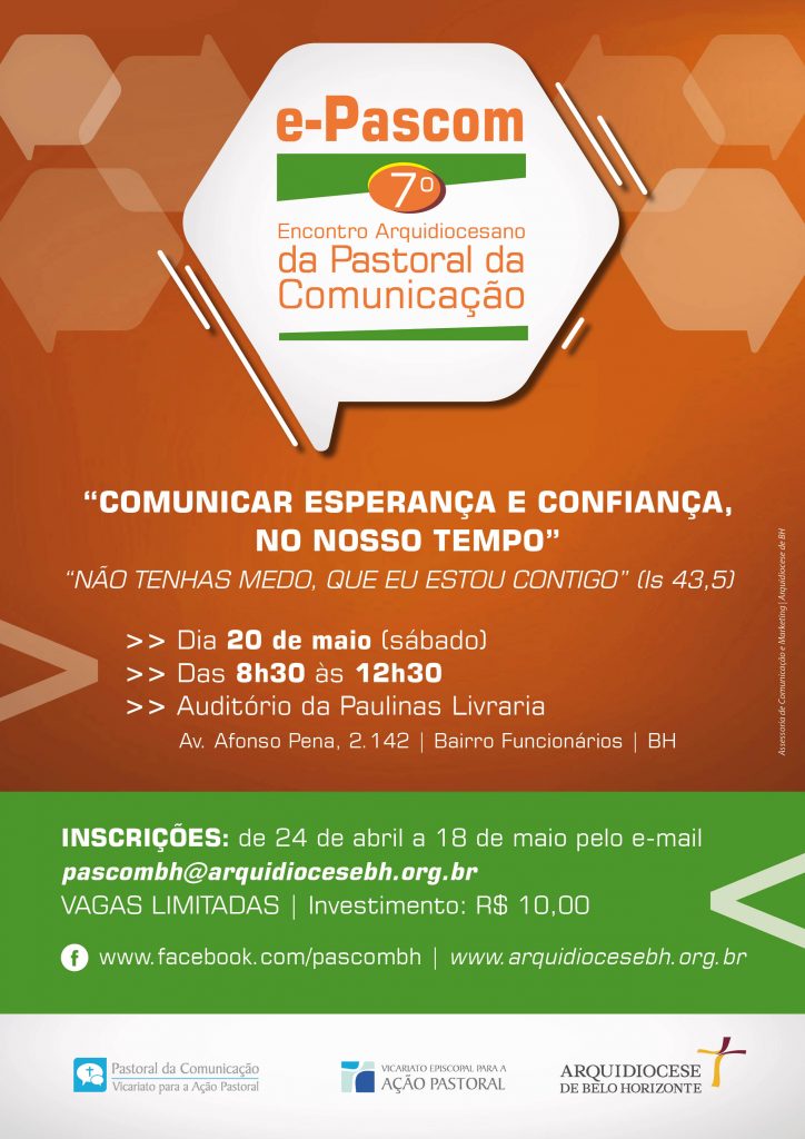 Estão abertas as inscrições para o 7º e-pascom