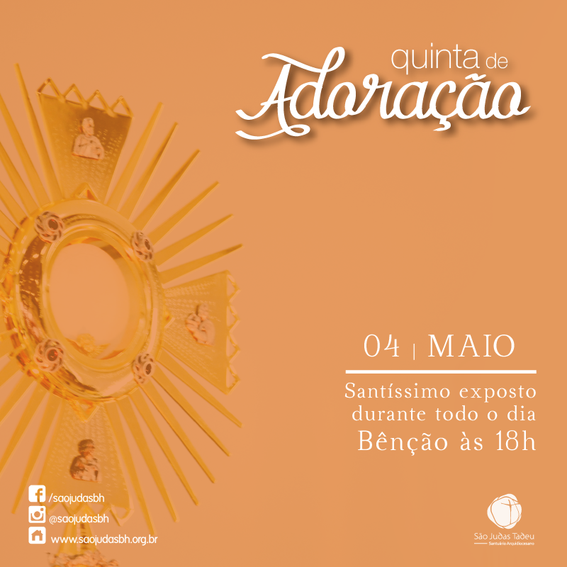 QUINTA DE ADORAÇÃO NO SANTUÁRIO